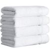 Cambridge Luxury Ultra-Soft and Premium Heavy Duty 100% Classic Turkish Cotton Bath Towels - 4 Pieces (27X54") - Classic Turkish Towels