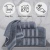 Luxury Italian Silk and Cotton Modal Towels - Ultra Plush Lustrous 4 Piece Towel Set - Classic Turkish Towels