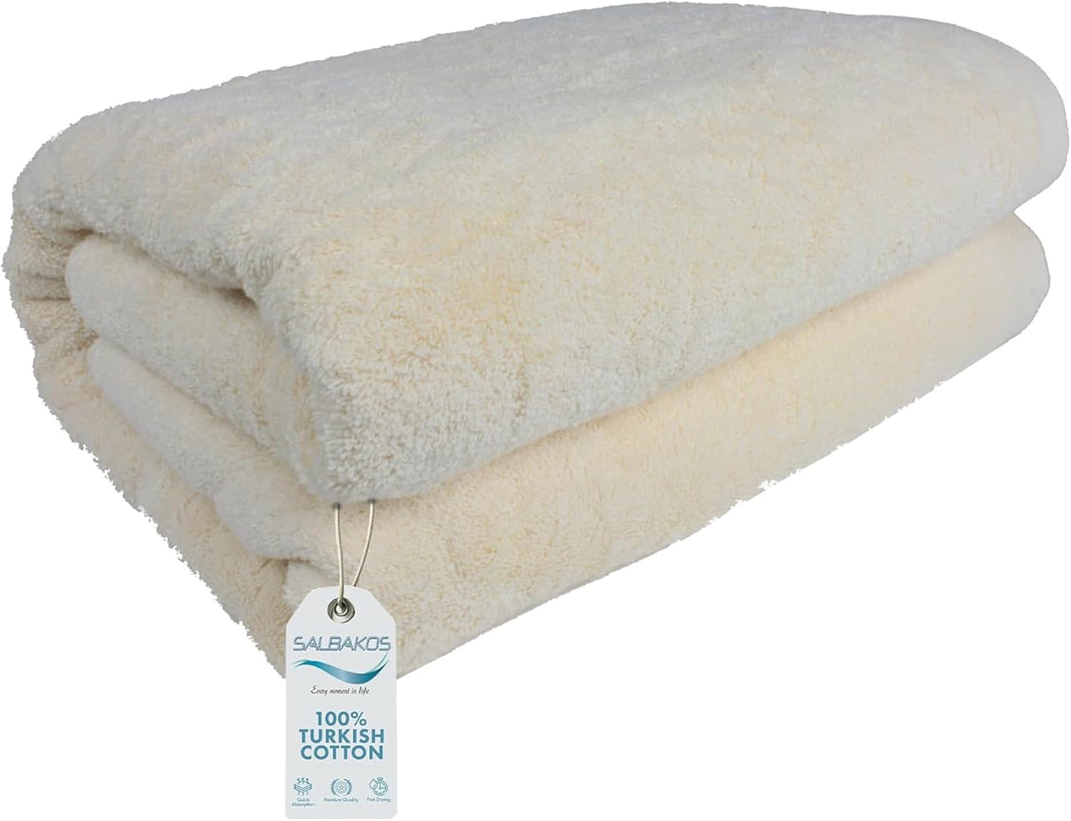 61GMicVHVzL._AC_SL1500.jpg?v=1745266184 Premium Turkish Cotton Jumbo Bath Sheet Towel 40X80" - Classic Turkish Towels