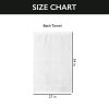 4 Piece Premium Bath Towels Set - 100% Cotton Terry Cloth, Absorbent & Soft, Machine Washable & Quick Dry - 27"x54" Set of 4 - Classic Turkish Towels