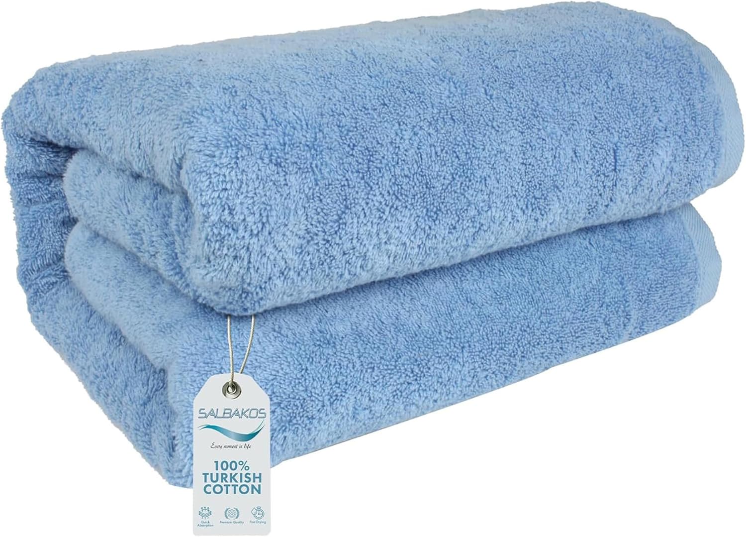 71dyIqQzdZL._AC_SL1500.jpg?v=1745265784 Premium Turkish Cotton Jumbo Bath Sheet Towel 40X80" - Classic Turkish Towels