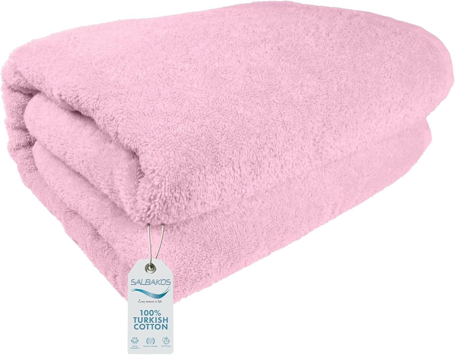 71n2aGmKyuL._AC_SL1500.jpg?v=1745266560 Premium Turkish Cotton Jumbo Bath Sheet Towel 40X80" - Classic Turkish Towels