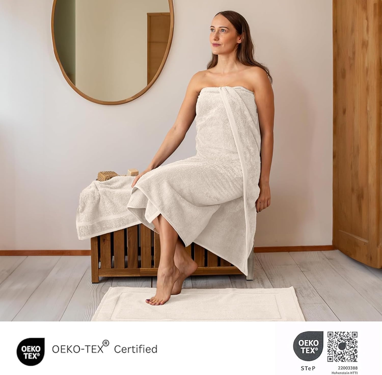 71xRh69T5XL._AC_SL1500.jpg?v=1745266215 Premium Turkish Cotton Jumbo Bath Sheet Towel 40X80" - Classic Turkish Towels