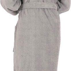 CTT Unisex Bathrobe, 100% Turkish Cotton Hooded Terry Robe, High Absorbent & Quick Dry - Classic Turkish Towels