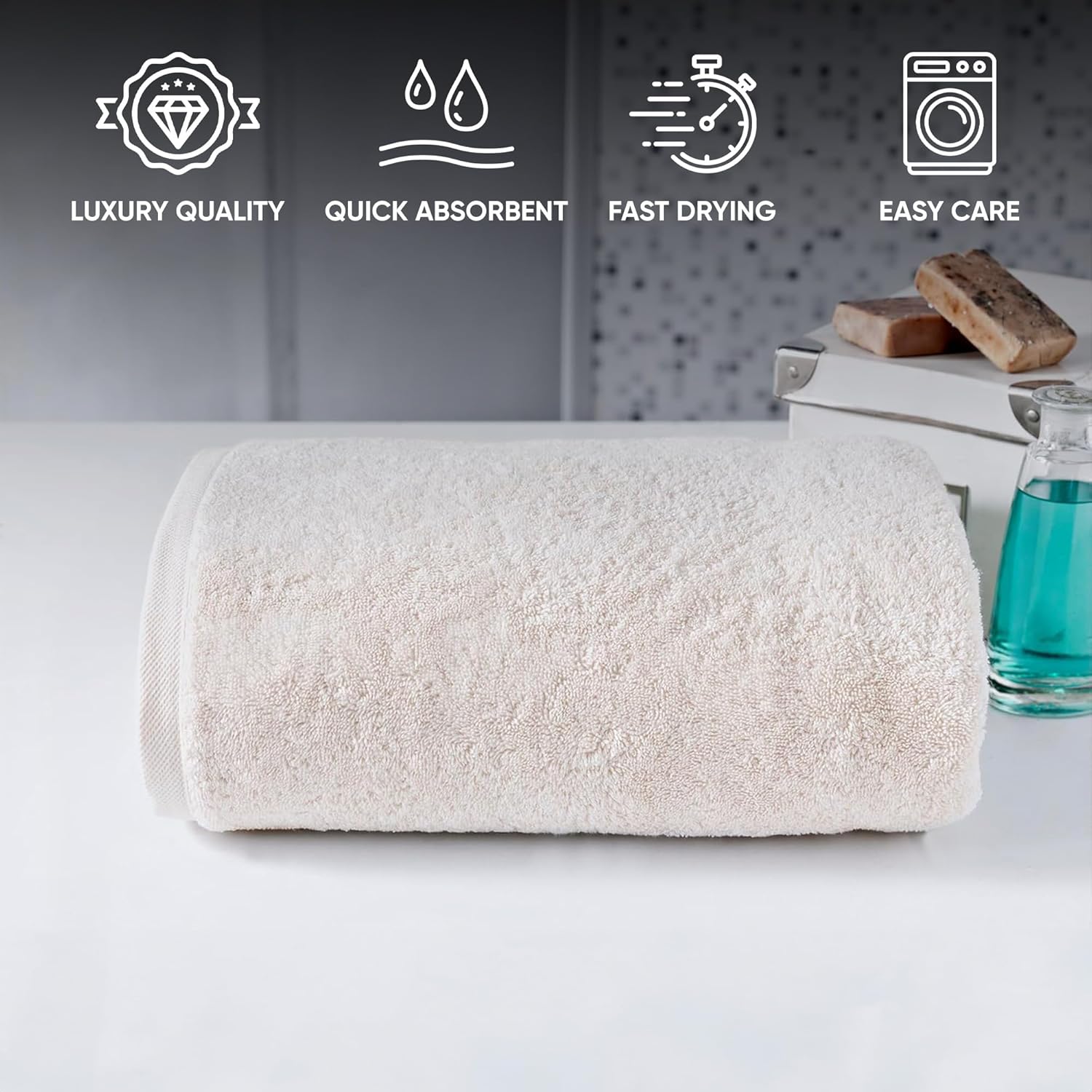 81ywyk1ytgL._AC_SL1500.jpg?v=1745266202 Premium Turkish Cotton Jumbo Bath Sheet Towel 40X80" - Classic Turkish Towels