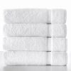 Anichini Cambridge Turkish Cotton Bath Towels Set- 4 Pieces - Classic Turkish Towels