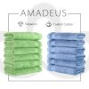 Amadeus Luxury Turkish Cotton Plush Hand Towels - 6 Pieces - Classic Turkish Towels