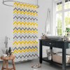 Corner Play Shower Curtain, Heavy Duty Design with 12 Grommets and Hooks, 72 x 72 Inches - Classic Turkish Towels
