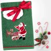 Premium 6-Piece Turkish Cotton Christmas Towel Set - Soft, Absorbent, Holiday Bathroom Decor - Classic Turkish Towels