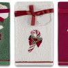 Premium 6-Piece Turkish Cotton Christmas Towel Set - Soft, Absorbent, Holiday Bathroom Decor - Classic Turkish Towels