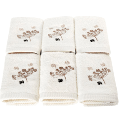 Camilla Turkish Cotton Washcloths - 6 Pieces - Classic Turkish Towels