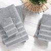 Antalya Turkish Cotton Bath, Hand, Washcloth Hotel Collection - 6 pc Towel Set - Classic Turkish Towels