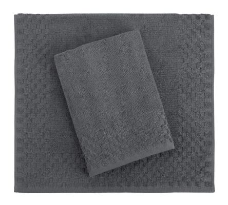 2 Piece Cotton Bath Mat Set - Non-Slip & Absorbent Bathroom Rugs | Machine Washable 100% Cotton Bath Mats (20"x34") - Classic Turkish Towels