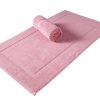 Cambridge Turkish Cotton Panel Bath Mat - 2 Pieces - Classic Turkish Towels
