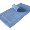Cambridge Turkish Cotton Panel Bath Mat - 2 Pieces - Classic Turkish Towels