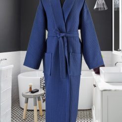 Waffle Weave Turkish Cotton Bathrobe - Classic Turkish Towels