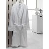 Velour Shawl Collar Turkish Cotton Bathrobe - Classic Turkish Towels