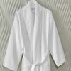 White Waffle Terry Turkish Cotton Bathrobe